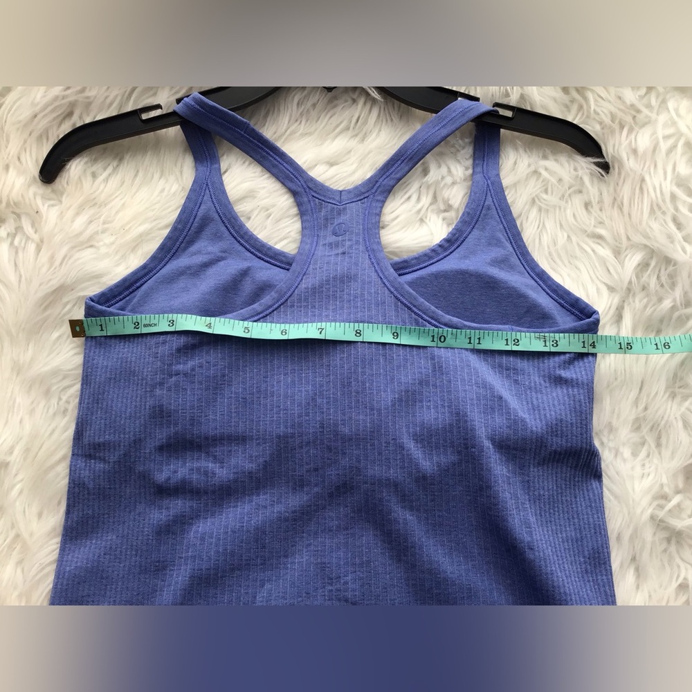 🌼Lululemon Ebb to Street Shelf Bra Tank Top *Light Support Wild Indigo Size 8 - Picture 11 of 12